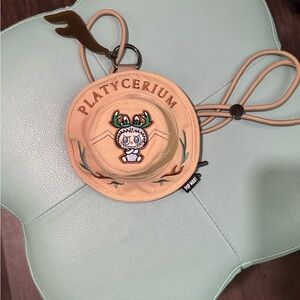 Labubu Monsters platycerium Tan Crossbody Bag